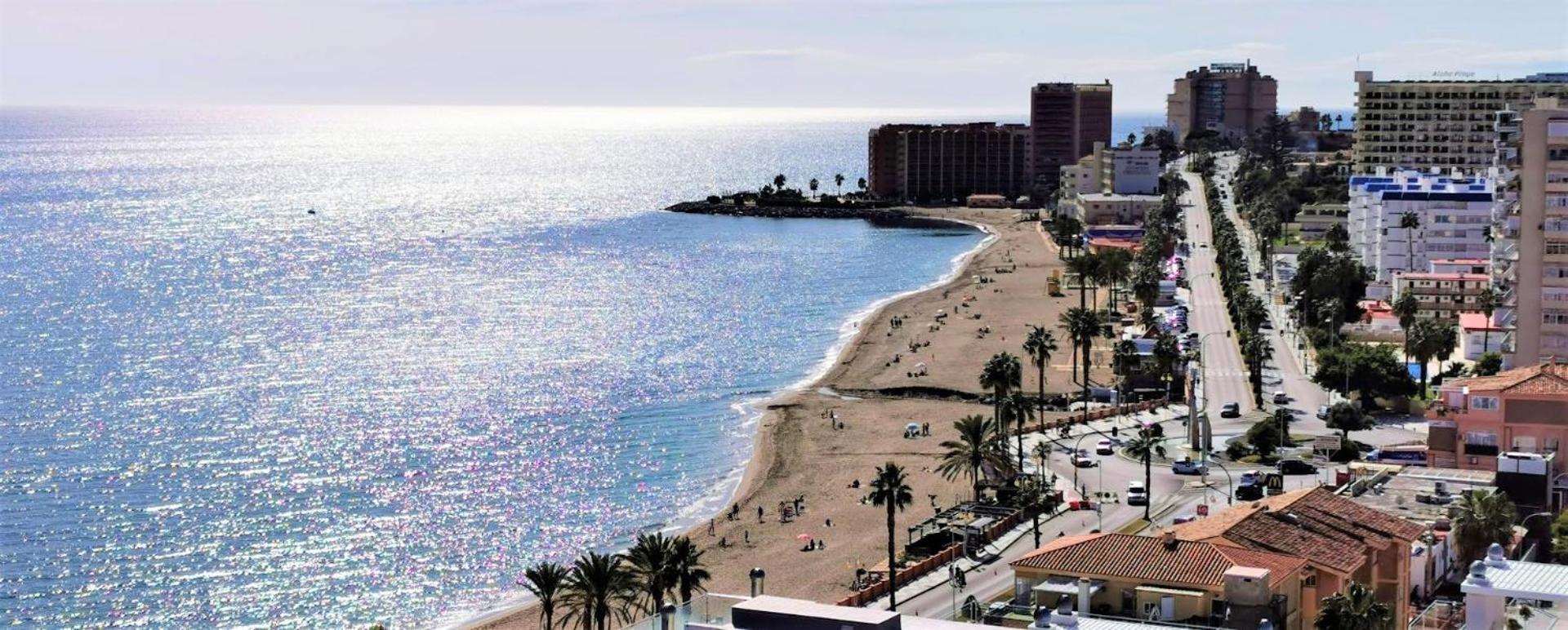 Benalmadena Front Line Sea View 1 Bedroom Large Apartment Exterior foto